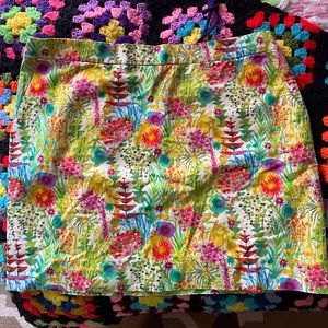 J.crew x Liberty London Skirt size 6 Floral Tresco